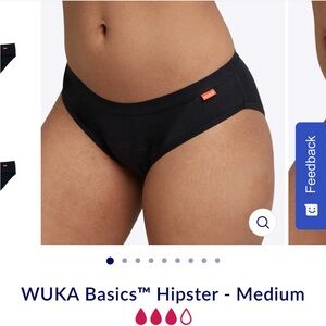 WUKA period underwear basic hipster